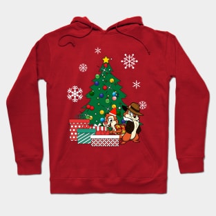 Chip N Dale Around The Christmas Tree Hoodie